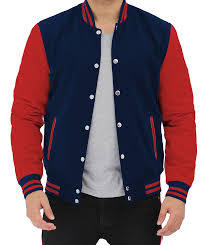 Blouson universitaire réversible en laine/polyester pour hommes et femmes, haute qualité, respirant, design classique, devant uni en soie, vente en gros - Product Image 4