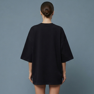 T-shirts amples et respirants pour femmes, coupe décontractée, épaules tombantes, style streetwear, pour le jogging - Product Image 2