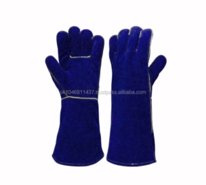 Gants de sécurité en cuir de vachette pleine fleur de haute qualité, lisses, résistants à la chaleur et aux étincelles, robustes, pour la protection des mains des soudeurs - Product Image 4