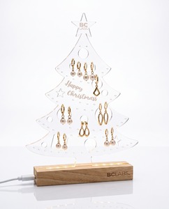Modern Luxury acrylic Christmas tree earring model earing Stand | Premium Display for Stunning Presentation - Product Image 3