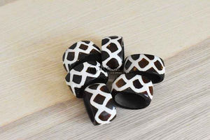 Anneau de serviette en os écologique haut de gamme, fait main, style campagnard, décoration de table décorative pour cadeaux Tradebyd - Product Image 2