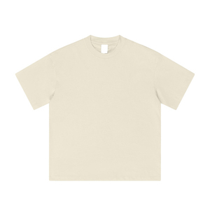 เสื้อยืดคอกลมของผู้ชายผ้าคอตตอนสีตัดกันเสื้อยืด100% ทอแบบย้อนกลับ - Product Image 5