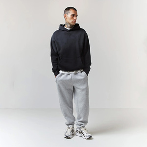 Sudadera con Capucha de Alta Calidad para Hombre, Diseño Urbano, 100% Algodón, Impresión Puff, 450 g/m², Sudadera Unisex para Gimnasio - Product Image 3