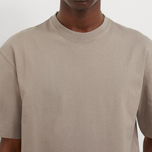 Boxy Fit <b>Tshirt</b> Men's 100% Cotton Drop Shoulder Heavyweight High Quality Screen Print Custom Round Neck Oversize t Shirt for Men - Product Image 3