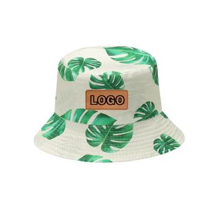Chapeaux seau de voyage pour femmes avec logo personnalisé en gros 2025 unisexe applicable y compris fête pêcheurs casquette compressible impression de fleurs - Product Image 3