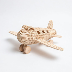 Avión de juguete de ratán para la habitación de los niños, aviones de juguete para niños pequeños al precio más bajo. - Product Image 3
