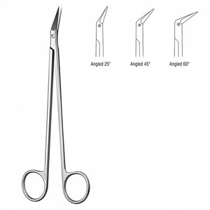 Ciseaux POTTS-SMITH, lames régulières, longueur 7/8 po (22 mm), finition miroir, longueur totale 7-1/4 po (18,4 cm), instrument chirurgical ZETOMEDPRO - Product Image 1