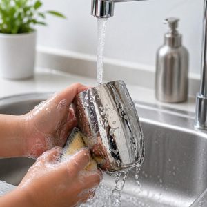 Stainless Steel Tumbler Glass Minimalist Design Reusable Drinking <b>Cup</b> Dishwasher Safe Party Drinkware for Water Juice Coffee - Product Image 2