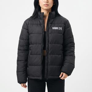 Chaqueta Acolchada de Invierno para Mujer, Manga Larga, Estilo Puffer, Cierre de Cremallera, Abrigo Casual, Cálido, para Exteriores, a la Moda - Product Image 5