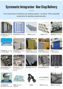 Almacén Moderno de Estructura de Acero, Económico, para Almacenamiento Comercial, Alquiler y Autoalmacenamiento - Product Image 4