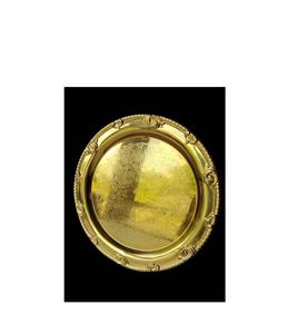 Bandeja de Servicio Decorativa de Latón de Lujo para Barra, Mostrador, Cócteles, Fiestas, Exhibición de Bebidas - Product Image 1