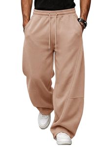 Pantalon de survêtement ample pour homme, respirant, doux et confortable, idéal pour les voyages, le quotidien et les activités sportives – En promotion - Product Image 3