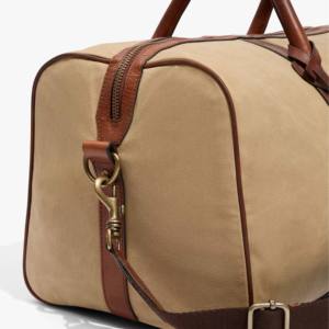 Bolsa de Viaje de Cuero Genuino Grande de Alta Calidad en Oferta, Bolsa de Lona para Hombre - Product Image 6