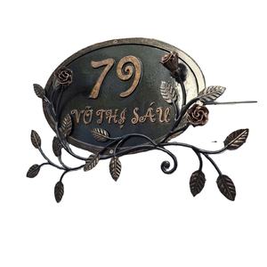 Letrero Moderno con Número de Casa Flotante de 15 cm (6 Pulgadas) en Acero Inoxidable 304 Plateado, Resistente al Agua, para Exteriores, Hecho en Vietnam - Product Image 2