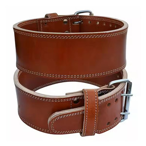 OEM Service Cheap Price Leather Powerlifting <b>Belt</b> Gym Fitness Back Support <b>Belt</b> 2026 Powerlifting <b>Belt</b> - Product Image 1