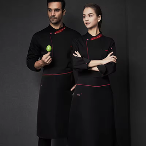 Veste de chef professionnelle à manches longues pour restaurant, uniforme de cuisine pour hommes, veste de cuisinier, cuisine, boulangerie - Product Image 1