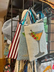 Coin Holder Purse with Thread Design Embroidery Coin Pouch Seed <b>Bead</b> Customized Hand Pouch - Product Image 2