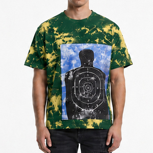 Camiseta de Verano Unisex Casual de Gran Tamaño con Logotipo Personalizado en la Parte Delantera, 100% Algodón Jersey, Tie Dye Personalizado, Venta al Por Mayor - Product Image 1