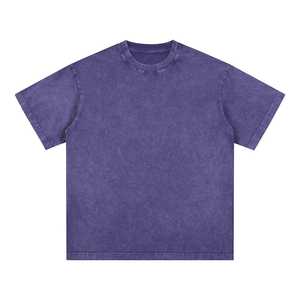 Camiseta de Manga Corta para Hombre, Estampada, de Corte Holgado, 100% Algodón, Lavado Ácido, Marca MANGOES FASHION, Opciones de Color y Logotipo Personalizado de Alta Calidad - Product Image 1