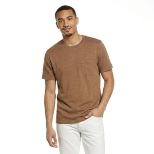 T-shirt Streetwear Oversize à Épaules Tombantes, T-shirt Oversize Épais, T-shirt à Manches Côtelées - Product Image 2