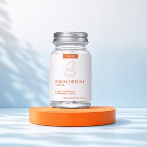 [FROM OREUM] Pasta Dental Sólida con Sabor a Mandarina de Jeju, 60 Tabletas para la Rutina Diaria del Cuidado Dental - Product Image 1