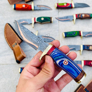 Lote de Cuchillos de Caza Damasco Surtidos con Funda, Entrega Inmediata, Stock Disponible, Solo Venta al Por Mayor, Opción de Selección - Product Image 2