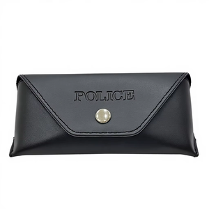 Étui à lunettes en cuir PU avec logo personnalisé - Plusieurs couleurs - Étui souple - Product Image 1