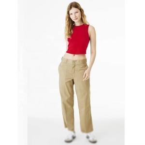 T-shirt ample décontracté à manches courtes pour femme, T-shirt en coton peigné de qualité supérieure pour femme, Chemise minimaliste style streetwear pour femme - Product Image 2