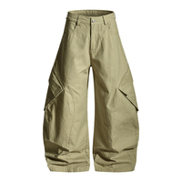 Nouveautés Layenne : Pantalons à jambes larges, style streetwear, logo personnalisé, pantalons personnalisés pour l'extérieur