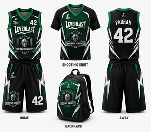 Ensemble d'uniformes de basketball personnalisés sublimés respirants, maillot et short réversibles, tenue d'équipe en gros, logo et nom personnalisés - Product Image 1