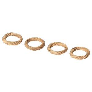 Exquisite Rattan Napkin Ring Woven <b>Table</b> Napkin Holder Rustic Dining <b>Table</b> Accent Perfect For Wedding Party <b>Table</b> Decoration - Product Image 1