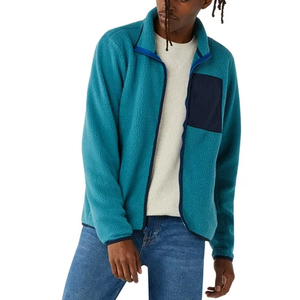 Vestes Sherpa pour hommes à prix de gros du fabricant – Veste Sherpa personnalisée pour hommes, style urbain très tendance - Product Image 4