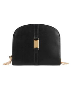 Bolsos de Mano Casuales Elegantes para Mujer, Diseño de Media Luna Pequeña, Venta al Por Mayor, Personalizados, de Cuero Genuino Rojo, con Correa de Cadena Cruzada, para Uso Diario - Product Image 6