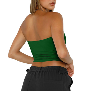 Top Tubo de Alta Calidad, Bonito Top Bandeau sin Tirantes para un Estilo Femenino en Capas, Top Tubo Básico para Mujer, Prenda Cómoda y Esencial - Product Image 2