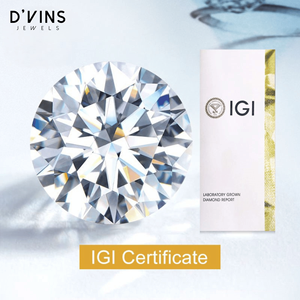 D'vins Jewels - Diamante Suelto de Alta Calidad, Creado en Laboratorio, 1 Quilate, Color E, Corte Brillante Redondo - Product Image 6