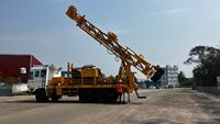 Foreuse carottière diamantée PRL PCDR1200 montée sur camion pour l'exploration des sols, machine de forage géologique