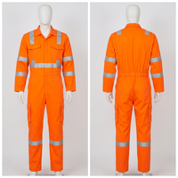 Combinaison de travail industrielle robuste pour hommes, vêtements de travail de sécurité durables avec poches