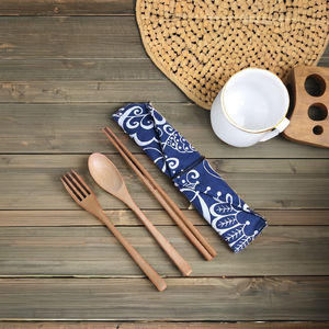 Ensemble de vaisselle en bois naturel et durable Polaris Agri, 5 pièces, sans danger pour les aliments, en provenance du Vietnam, vente en gros - Product Image 1