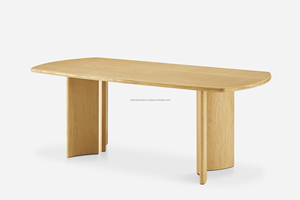 Modern Durable Wooden <b>Dining</b> <b>Table</b> Set with Contemporary Design for Home Apartment Farmhouse Villa Hotel <b>Dining</b> Room Furniture - Product Image 3