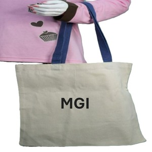 Sac fourre-tout en coton écologique personnalisé imprimé, réutilisable, pour la plage, sac de shopping fantaisie, sac promotionnel en toile recyclée, vente en gros - Product Image 1