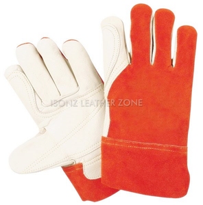 Gants de soudage TIG en cuir véritable, gants de soudage TIG, gants de sécurité, longueur poignet, respirants, non doublés, style uni, usage quotidien - Product Image 6