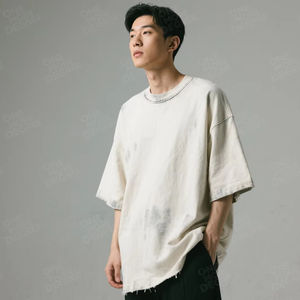 Camisetas Formales Extra Grandes para Hombre, Ecológicas, Antiarrugas, de Manga Corta, con Logotipo Estampado, de Poliéster/Algodón, Tallas Grandes, Corte Holgado - Product Image 6