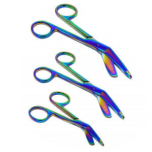 Tijeras para vendajes de acero inoxidable, ligeras, afiladas y seguras para cortar, para uso hospitalario en enfermería, servicio OEM ODM, 2026 - Product Image 1