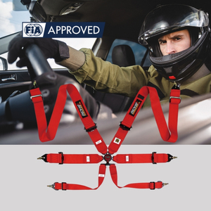 Harnais de course ECO-A FIA 8853 2016, ceinture de sécurité 6 points avec verrouillage à came en aluminium pour concessionnaires et acheteurs en gros - Product Image 1