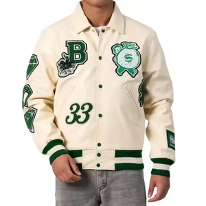 Mens Varsity <b>Jacket</b> Oversized Streetwear Letterman <b>Jacket</b> Custom Embroidered <b>Baseball</b> <b>Bomber</b> <b>Jacket</b> - Product Image 5