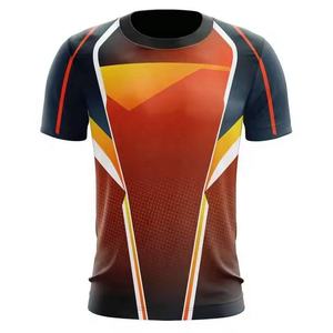 Mens Abstract Panel Sports T Shirt Short Sleeve Summer <b>Athletic</b> Casual Lightweight Breathable Outfit - Product Image 1