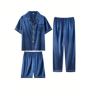 Ensemble pantalon et chemise décontracté à carreaux à col et manches longues, vente en gros. Convient à toutes les saisons comme vêtements de détente - Product Image 2