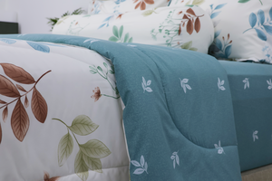 2024 personnalisé moderne automne solide pour écologique toutes saisons 6 pièces couette ensemble en gros King & Queen tailles usage domestique - Product Image 2