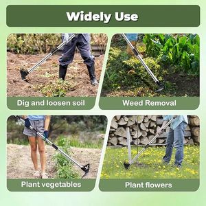 Estirpatore Manuale a Manico Lungo, Pratico Strumento per Rimuovere le Erbacce - Product Image 2