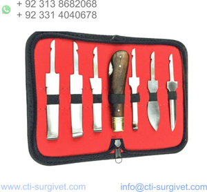 Cuchillo de Herrador en Forma de L de Alto Rendimiento para el Mantenimiento de Pezuñas de Caballos, Herramienta de Corte Afilada de Calidad Veterinaria - Product Image 4